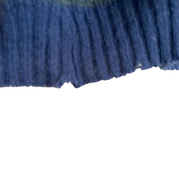 ICEWEAR Vintage Icelandic Crew Neck Long Sleeve Sweater Blue Cream L - Picture 5 of 7